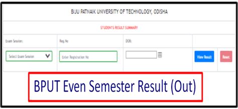 bput exam results.